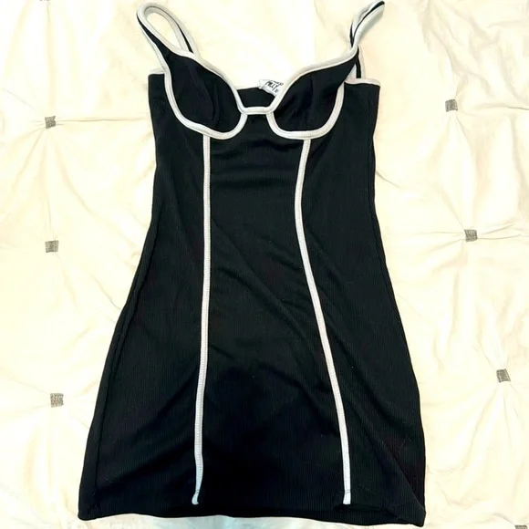 princess polly black bodycon dress Princess Polly Black I Want You Mini Dress - Bodycon Dress - Size 0/XS